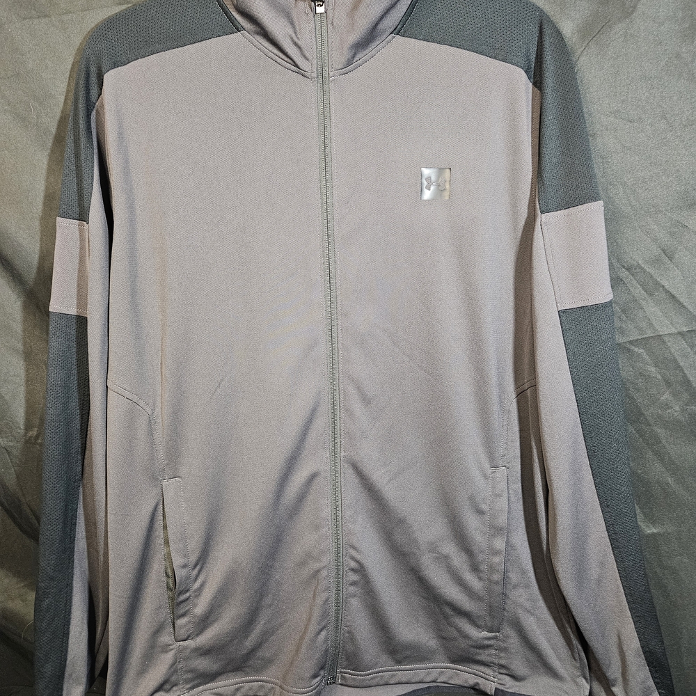 Men's Gray Zip-Up Sweater
